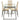 Tyrus Glass Dining Table & 4 Natural Chairs