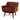Nellie Velvet Chair - Rust Orange