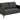 Knox Fabric 2 Seater Sofa - Charcoal
