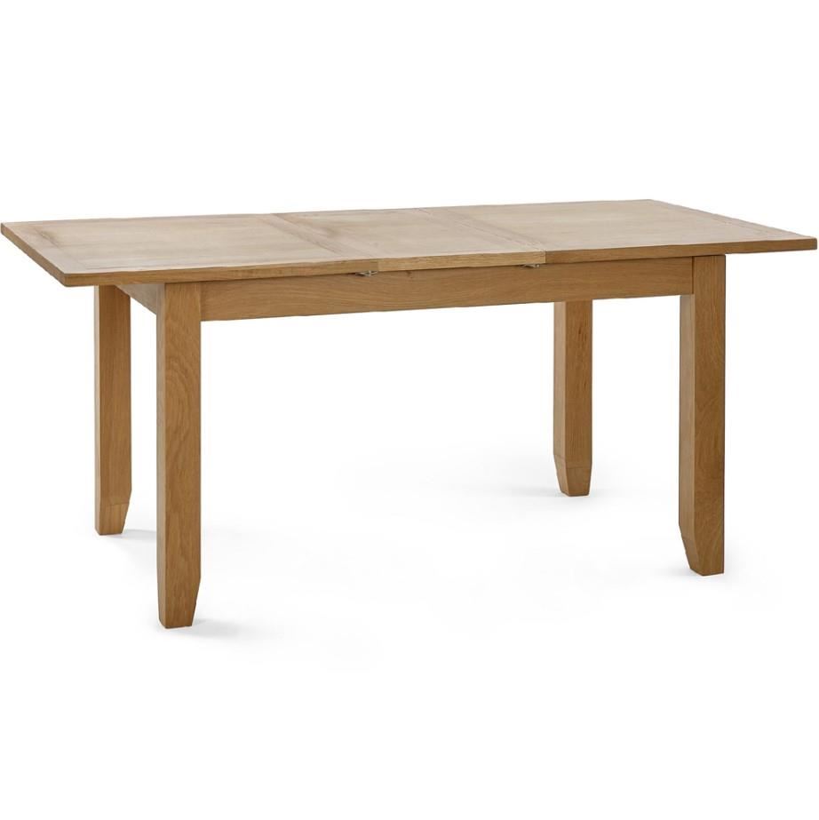 Julian Bowen Mallory Extending Dining Table 6 Seater Solid Wood UK