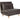 Roma Velvet Fabric Chairbed Charcoal Modern Comfortable Lounge
