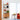 Jessie 2 Door Ladder Shelf Oak For Living Room Bedroom Decor