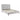 Dana Double Bed Frame Grey Fabric Upholstered Self Assembly