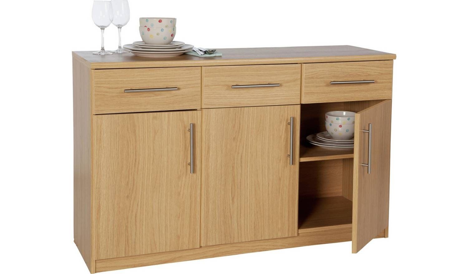 Anderson 3 Dr 3 Drawer Sideboard Adjustable Shelves