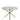 Savannah 120cm Round Ceramic Dining Table White Brass Modern Kitchen