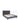 Prague Fabric Double Bed Grey Stylish Comfortable Bed Frame for Bedrooms