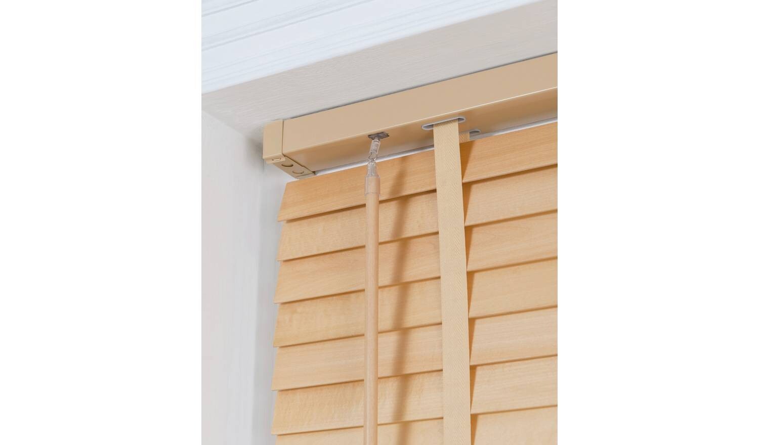 Little Book 50mm Venetian Blind Natural 60x160cm Room Darkening