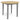 Chicago Solid Wood 2-4 Seater Dining Table - Grey