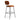 Habitat Ariana Pair of Fabric Counter Bar Stool - Copper