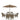 Venice 6 Seater Dining Set Modern and Comfortable Outdoor Furniture