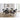 Julian Bowen Chelsea Large 140 cm Round Glass Top Dining Table