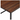Mixed Material Coffee Table Dark Walnut Elegant Living Room Furniture
