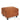 Clarkson Faux Suede Footstool Chestnut Comfortable Elegant Living Room Decor