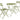 Habitat Eve 2 Seater Metal Garden Bistro Set - Green