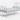 Hearts Single Metal Bed Frame - White