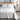 Three Posts Bolander Bedspread Set with 2 Pillow Shams Double - White