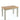 Malone 1.2m to 1.6m Extending Dining Table Acacia Wood Effect