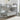 Domino Metal Bunk Bed Frame with Ladder And Guard Rail On Top Bunk - Silver
