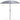Habitat Shanghai 2.7m Garden Parasol - Grey