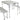 Regatta Folding Compact Picnic Table and 2 Bench Set