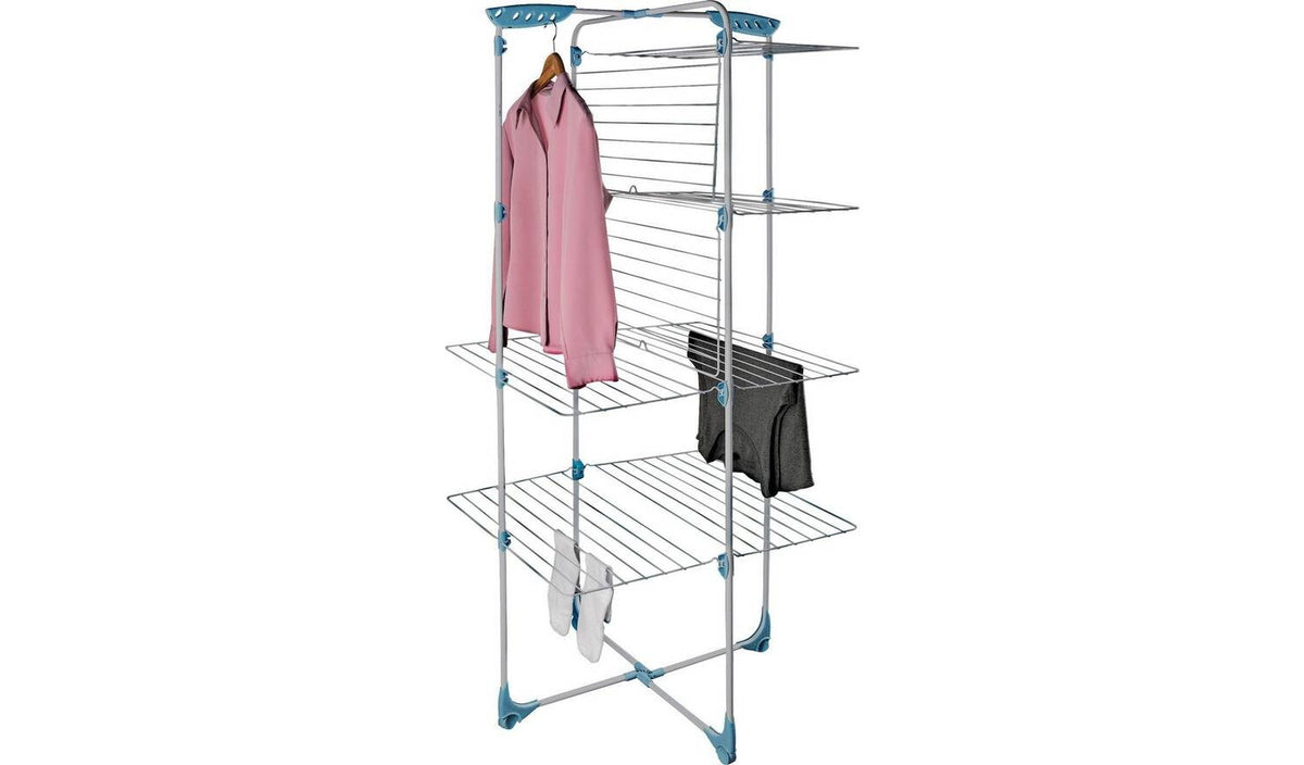 Minky Tower 40m Indoor Clothes Airer Foldable Compact Space Saving