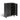 Slatted Shoe Cabinet - Black