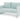 Habitat Dixon Fabric 2 Seater Sofa in a Box - Blue & White