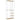 Double 2 Rail 4 Shelf Wardrobe - White