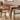 Lex Pair of Fabric Dining Chairs Walnut Comfortable Dining Seating