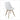 Jerry Pair of Dining Chair White Kitchen Breakfast Set Modern Furniture