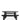 Carina Dining Table & Bench Set Black | Oval 200cm | MDF & Metal