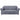 Box Cushion Sofa Slipcover 104H x 235W x 107D - Grayish Blue