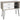 Hygena Ivy 2 Drawer Small Sideboard on Wire Legs Sleek Storage for Any Room