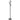 Habitat Steel Coat Stand - Black