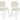Habitat Orson Pair of Boucle Dining Chairs - White