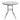 4 Seater Metal Patio Set - Light Grey