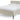 Kristopher Double Fabric Bed Frame - Cream