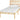 Kaycie Single Bed Frame - Pine