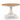 Davenport Round Pedestal Dining Table Oak & Ivory Elegant Kitchen Furniture