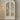 Cora Glass Door Bookcase Ivory & Brass | Fluted Drawer | Adjustable Shelves