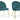 Habitat Maddix Pair of Velvet Dining Chairs - Teal