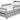 Habitat Ellis Toddler Bed Frame with Drawer - Grey