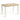 Chicago Oak White Dining Table & 2 White Benches Dining Room Furniture