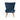 Habitat Alexis Velvet Cocktail Chair - Navy