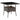 Dakota Fields Altigarron Steel and Rattan Dining Table Modern Outdoor Furniture