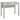 Brisbane 2 Drawer Dressing Table - Grey