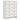 Seville 5 Drawer Chest - White