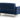 Evie Fabric 2 Seater Sofa - Navy Blue