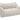 Kaikoo Kids Double Chair Bean Bag - Off White