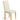 Primo 120cm Dining Table & 4 Faux Leather Chairs Set Wood Cream Contemporary